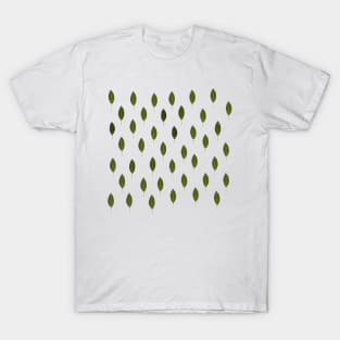 Magnolia leaves pattern T-Shirt